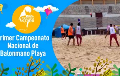 La Santamaría es la sede del Primer Campeonato Nacional de Balonmano Playa