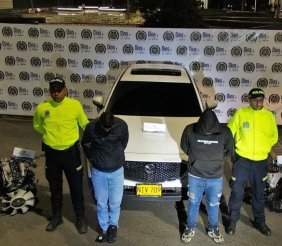 Cayeron ‘Los Platinos’, delincuentes dedicados al hurto violento de carros de alta gama en Bogotá / Secretaría de Seguridad
