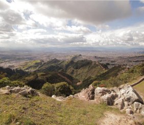 Vista panorámica de un cerro