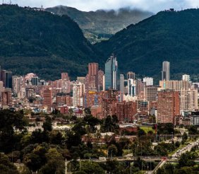 Vista panorámica de Bogotá