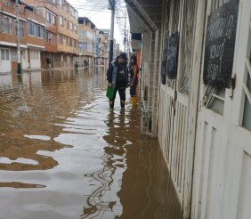 Barrio inundado 