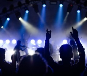 Imagen de personas asistiendo a un concierto