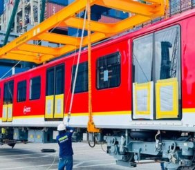 Segundo tren del metro de Bogotá llegó a Colombia