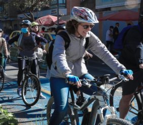 Ciclovía en Bogotá 