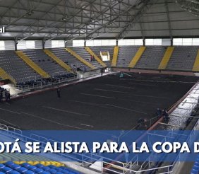 Inició la adecuación del Palacio de los Deportes para la Copa Davis