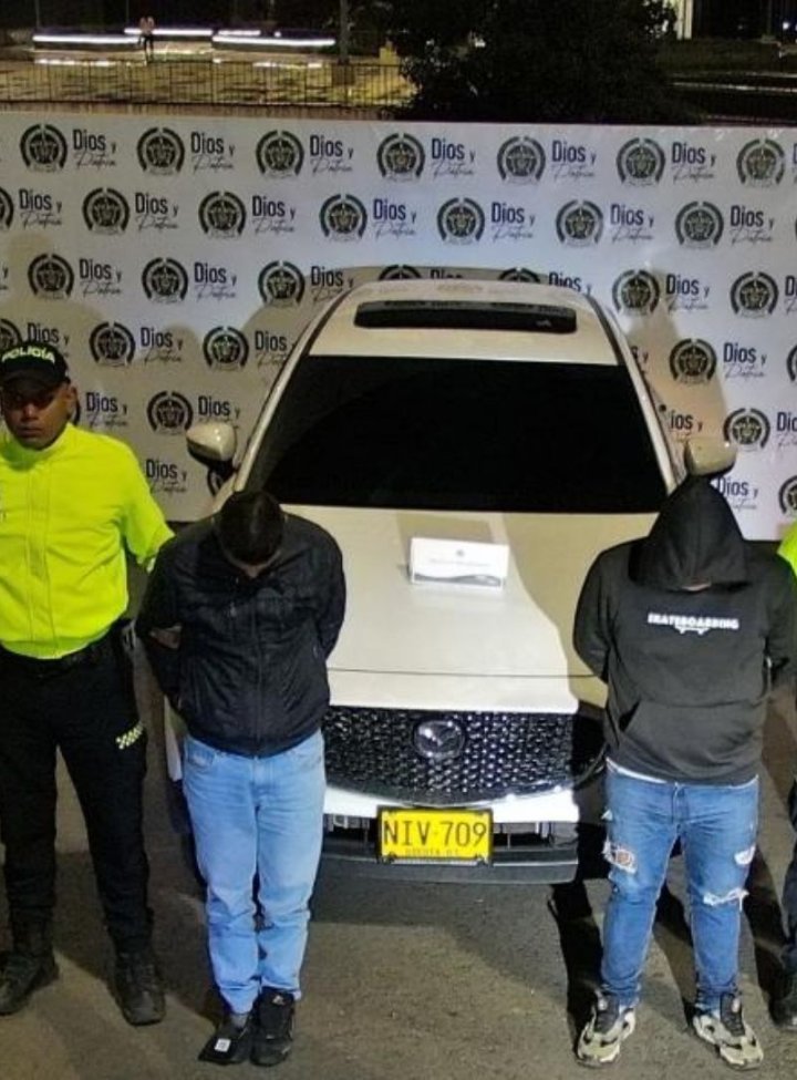 Cayeron ‘Los Platinos’, delincuentes dedicados al hurto violento de carros de alta gama en Bogotá / Secretaría de Seguridad