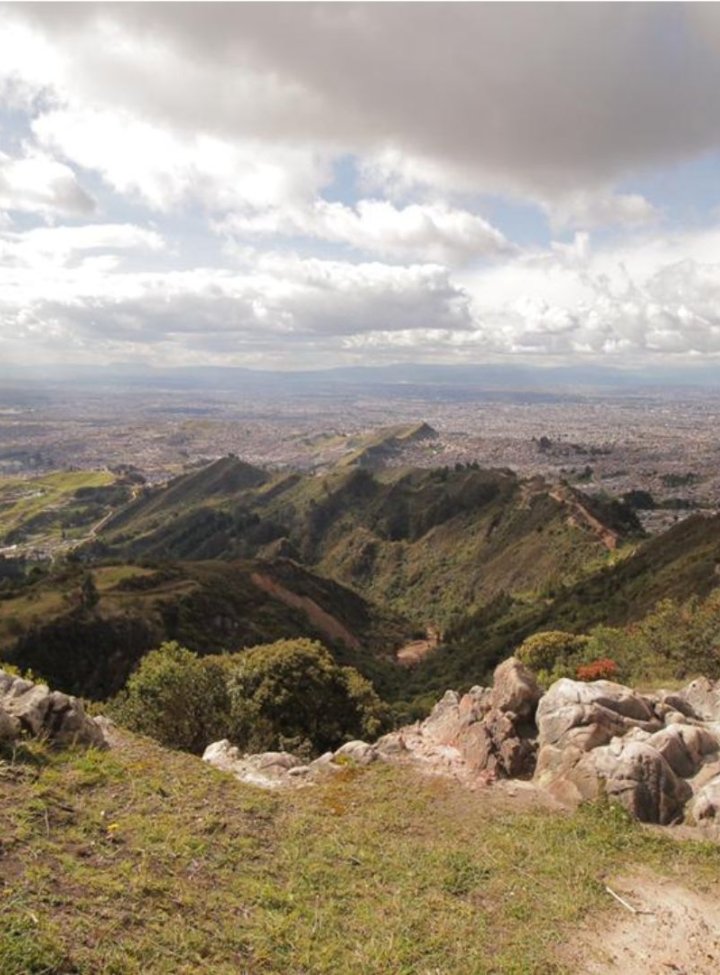 Vista panorámica de un cerro