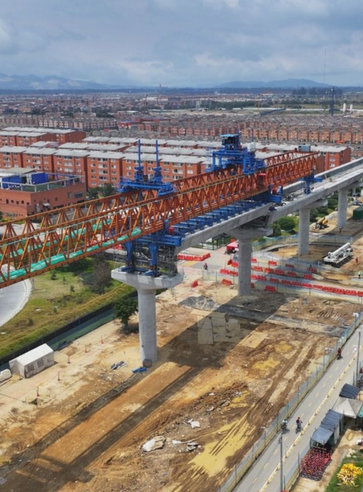 Línea 1 del Metro de Bogotá llega al 67,17% de avance en octubre de 2025